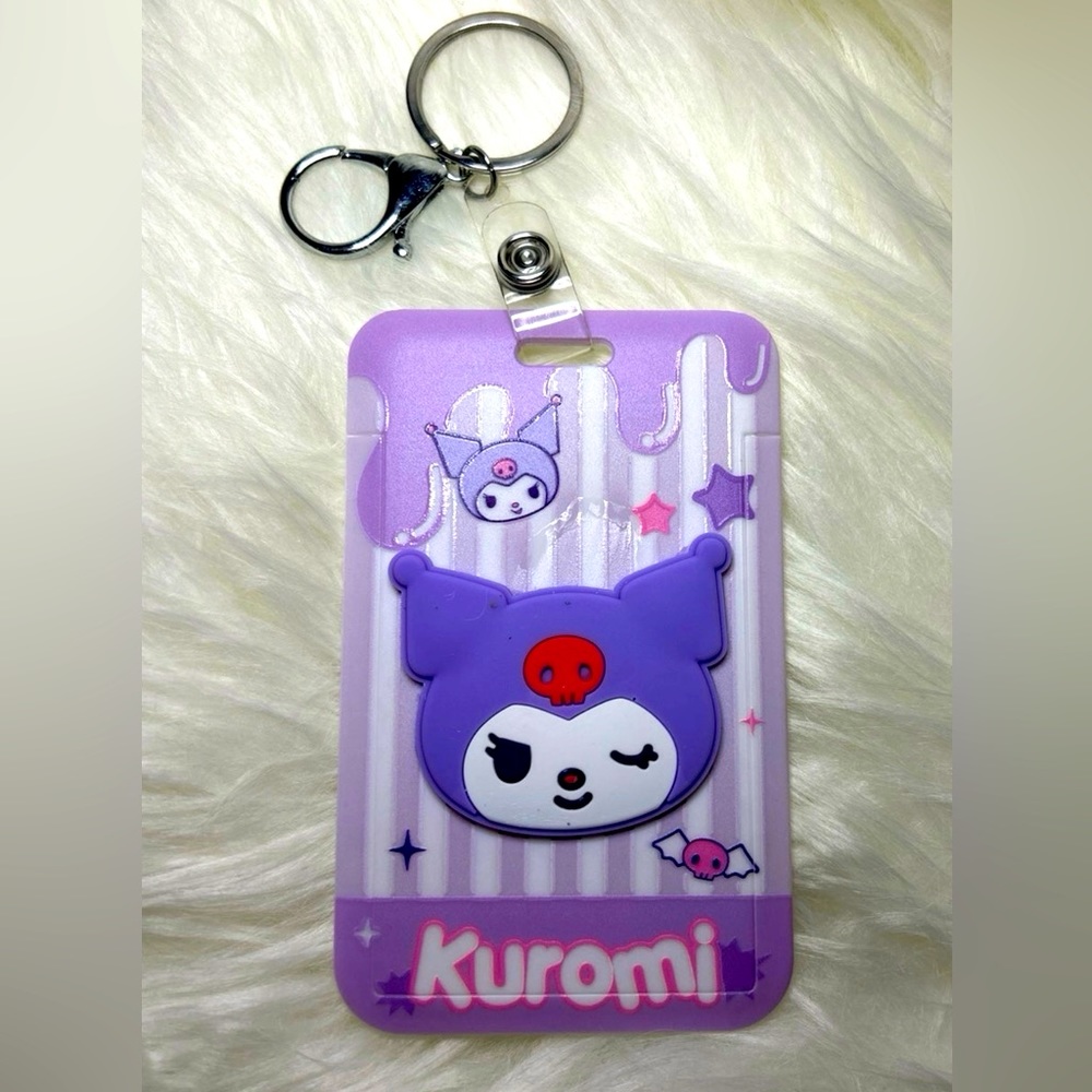 New Kuromi from Hello Kitty ID Tag/Keychain